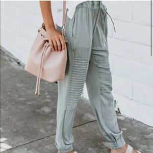 VICI Too Legit Lightweight Pocketed Piped Joggers